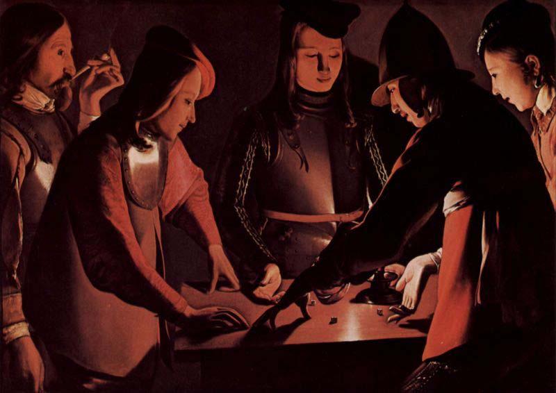 Georges de La Tour Dice players